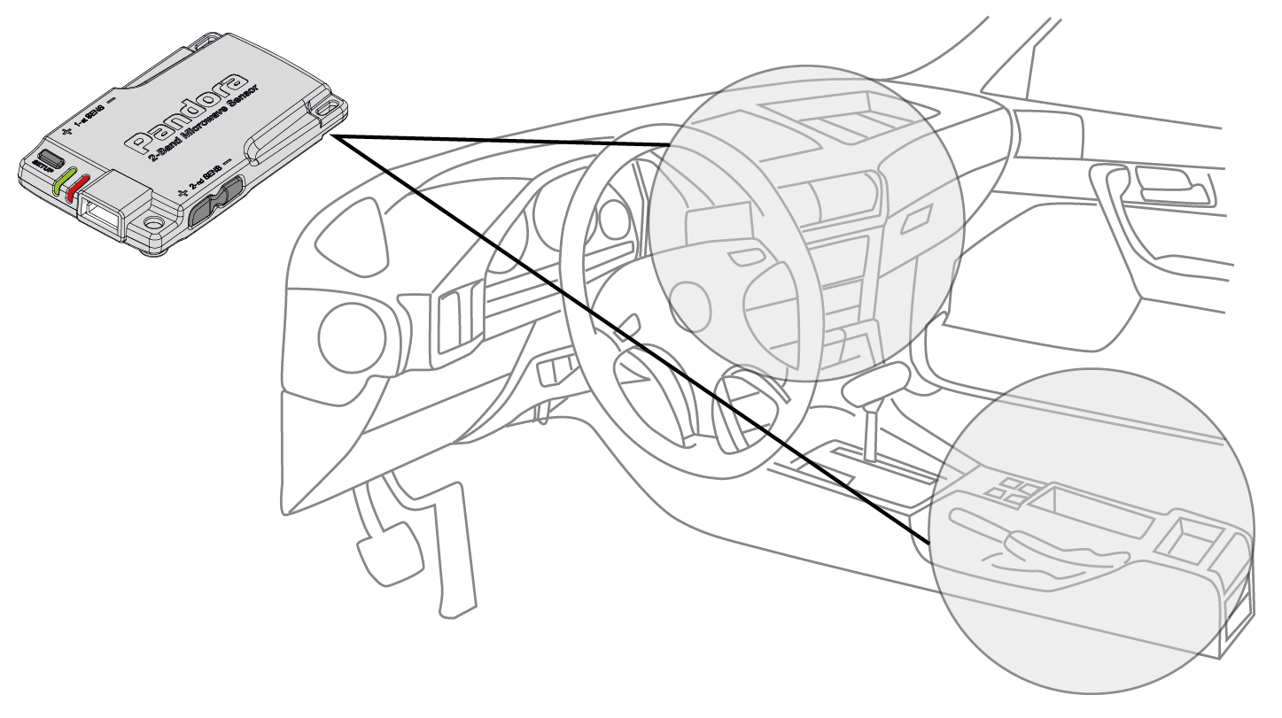 Двухуровневый датчик объема VS-21 D
